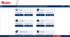 Desktop Screenshot of new.xscores.com